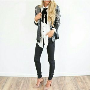 Sequin cardigan
